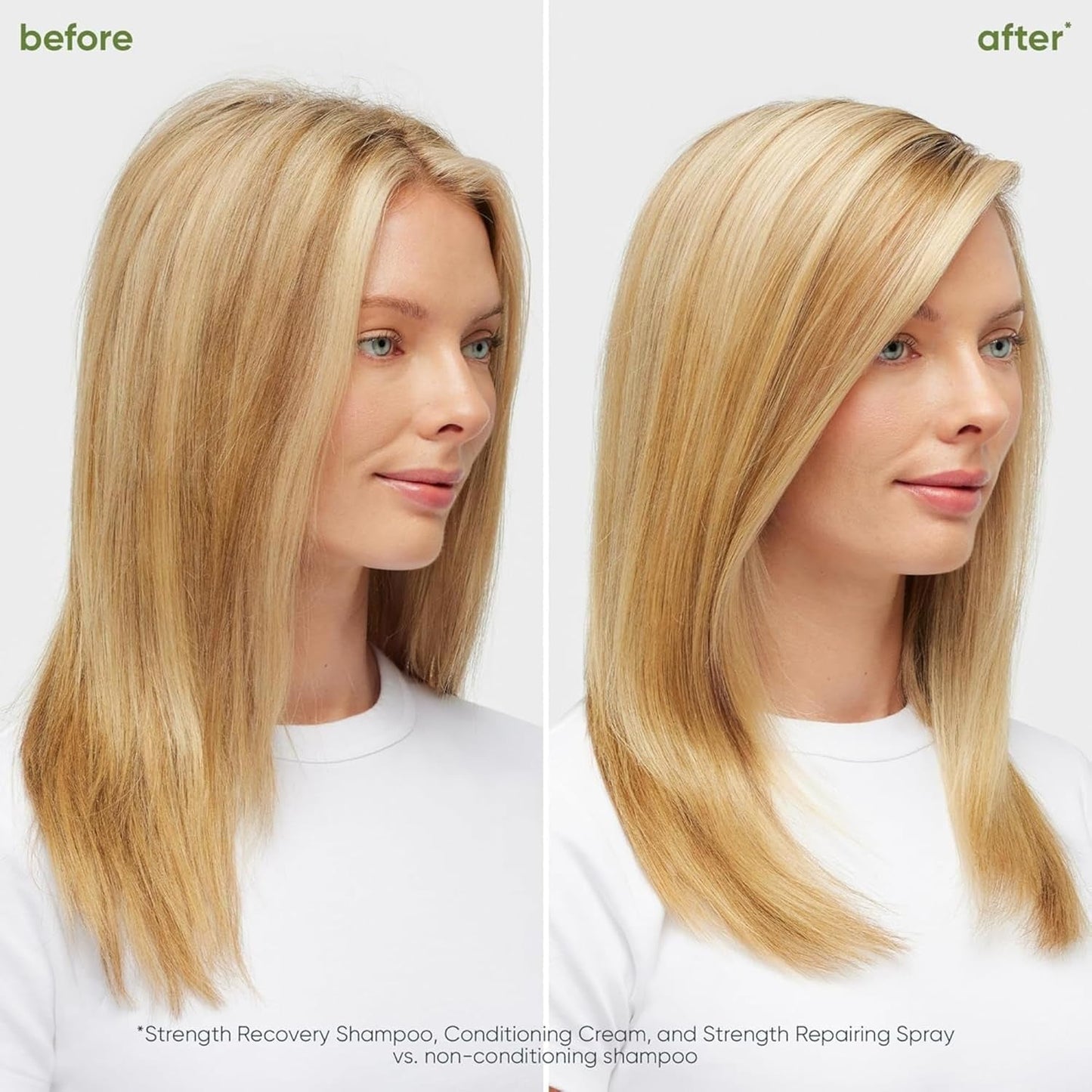 Biolage Strength Recovery Conditioner - Moisturizes & Strengthens Damaged Hair, Softness & Shine, Olive Squalane & Vegan Proteins, Paraben-Free, Vegan, Packaging May Vary