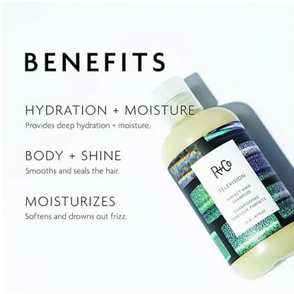 Television Perfect Hair Shampoo | Body + Shine + Smoothing for All Hair Types | Vegan + Cruelty-Free |