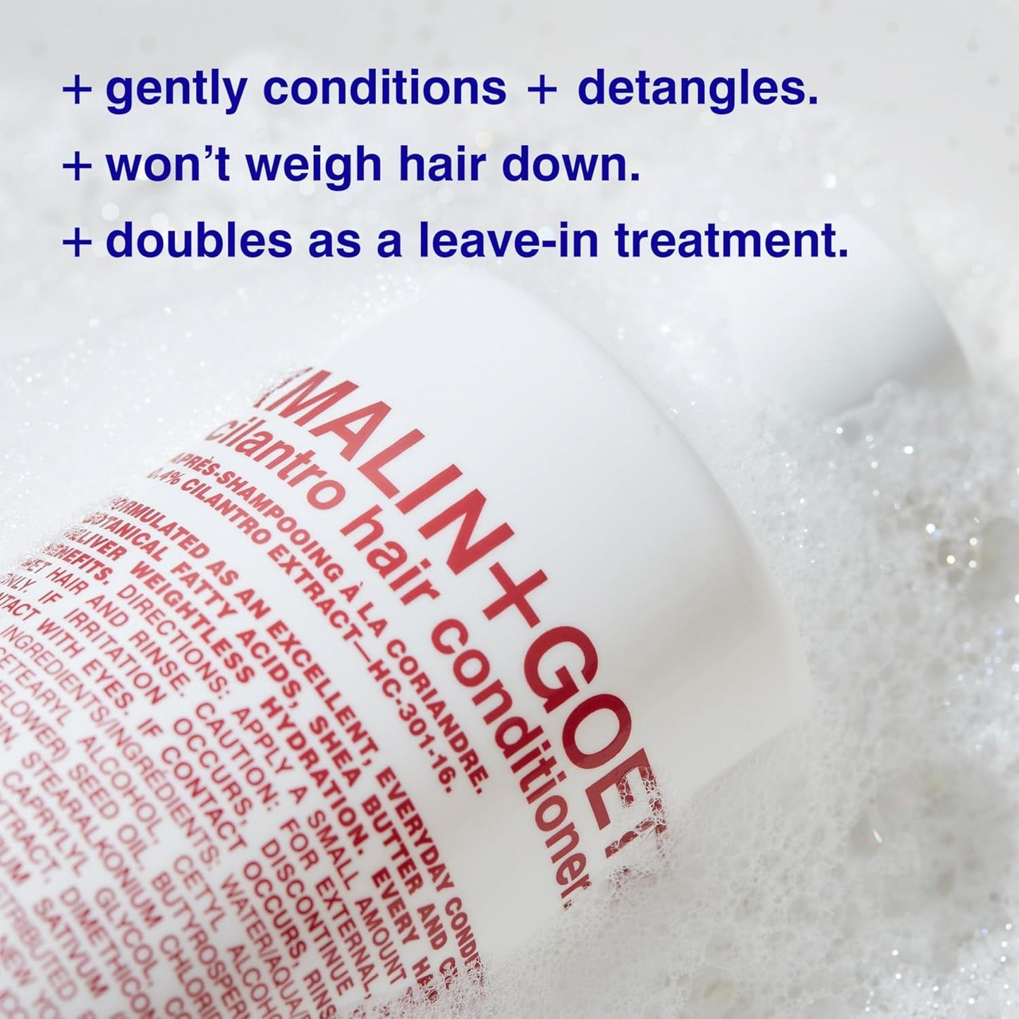 Cilantro Conditioner - Residue-Free, Lightweight Scalp Treatment. Conditions, Detangles, Balances Ph, Intensely Hydrates. Tames Frizz for All Hair Types. Vegan & Cruelty-Free