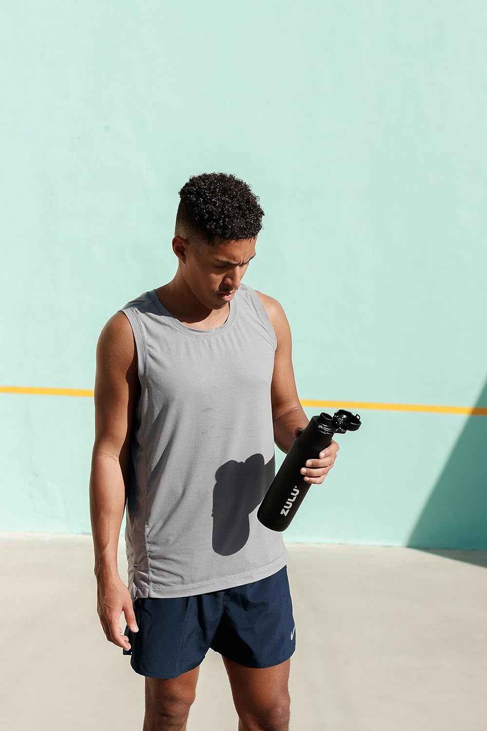 Ace Vacuum Insulated Stainless Steel Water Bottle with Chug Spout, Leak-Proof Locking Lid and Removable Base for School, Backpack, Sports, Gym, Travel