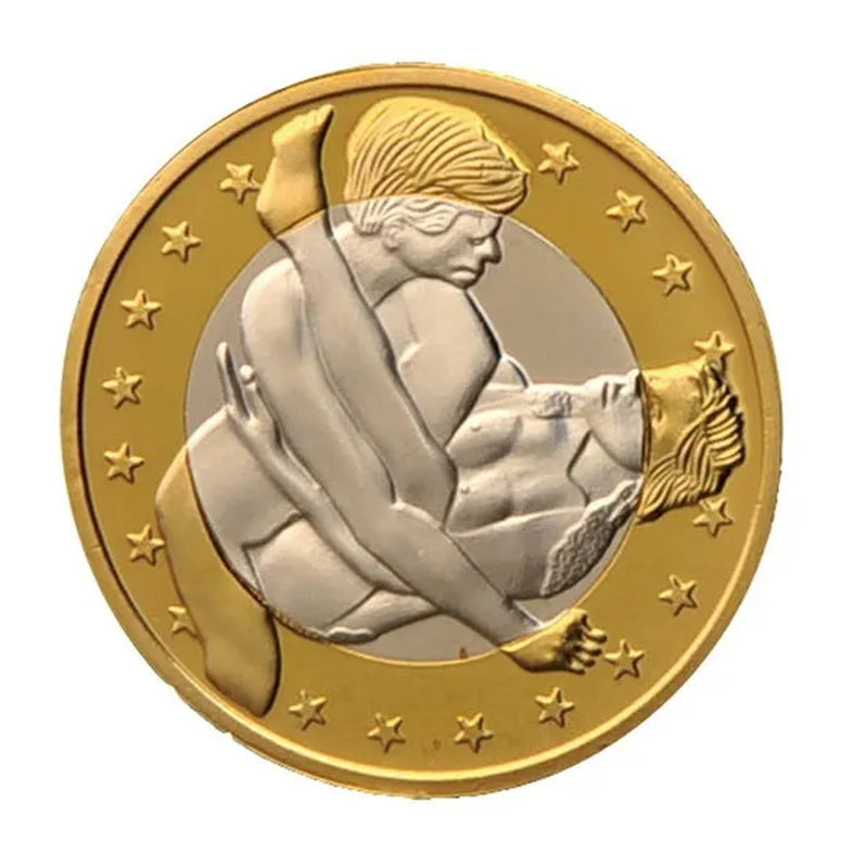 Special Offer Sale Sex Euros Coins Mix Order Pure Gold Coins Euro Coins Copy