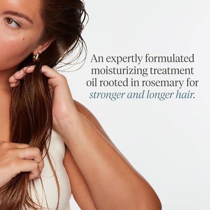 Scalp Revival Rosemary Pre-Wash Oil, Hair and Scalp, Dry Scalp Treatment for Stronger and Longer Hair, Soothe Dry Scalp, Lipids and Vitamins, Deep Moisture, Vegan, Cruelty-Free, 3.4 Fl Oz