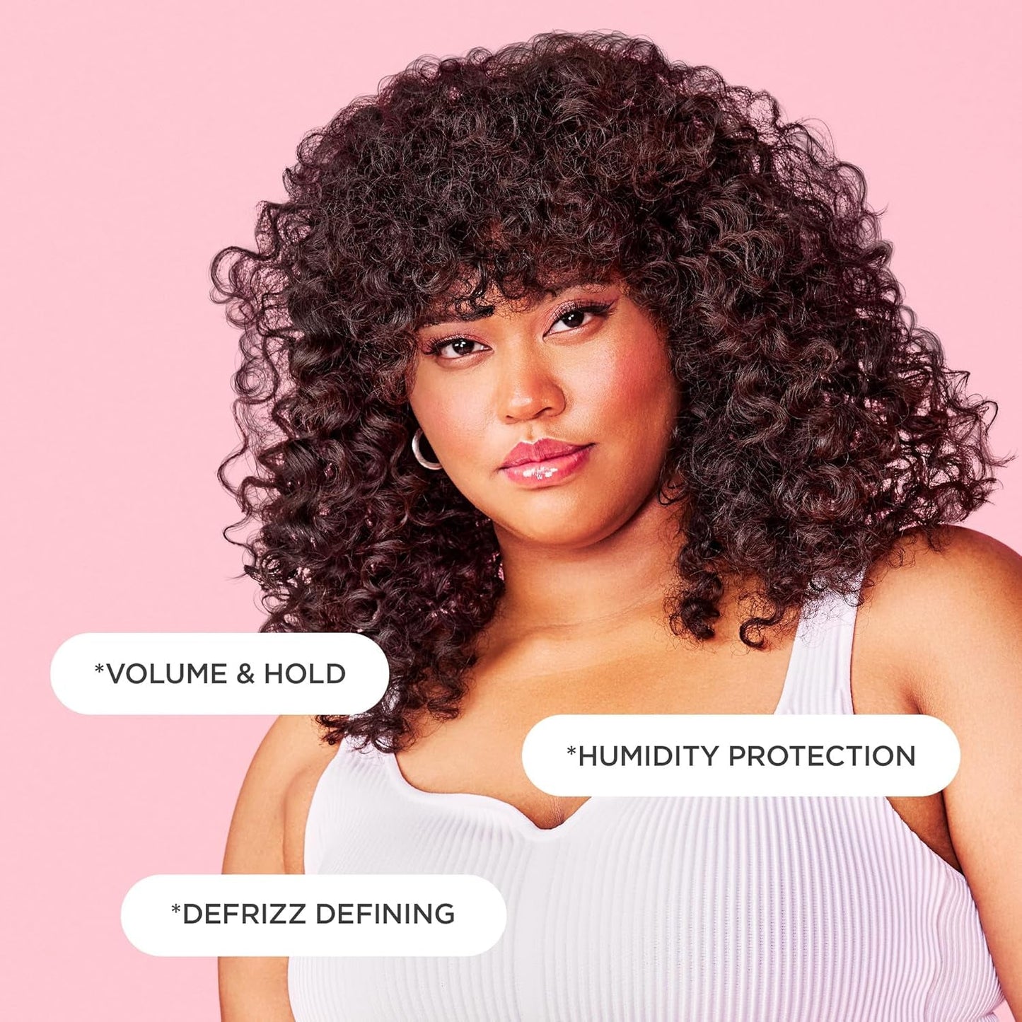 Whipped Curl Defining & Volumizing Mousse – Aloe Vera Vitamin E for Flexible Hold - Vegan No Heat Curls Wavy Curly Hair Sulfate Cruelty Free Products for Women