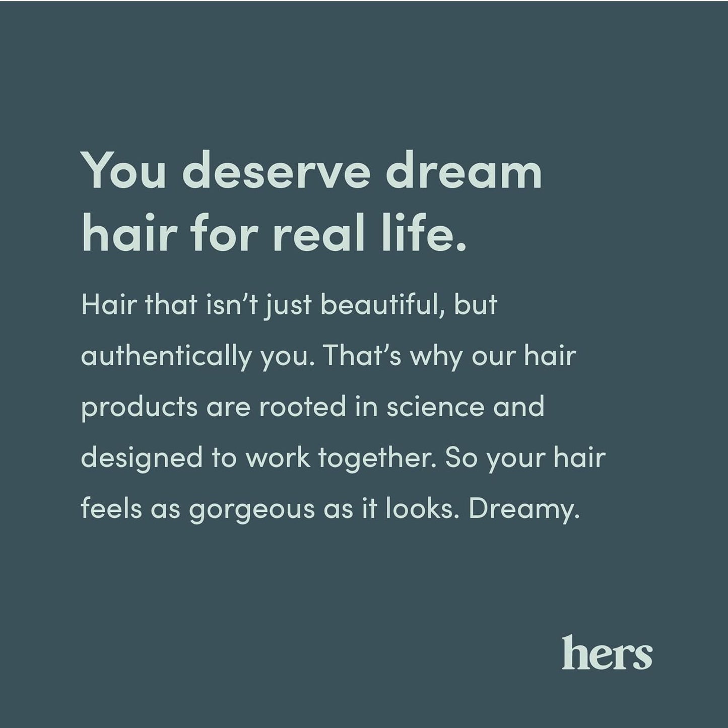 Hers Triple Threat Shampoo and Conditioner Set for Women - Thickening, Moisturizing, Reduces Shedding - Color Safe Hair Loss Shampoo and Conditioner - Napa Rose - 2 X 6.4 Fl Oz