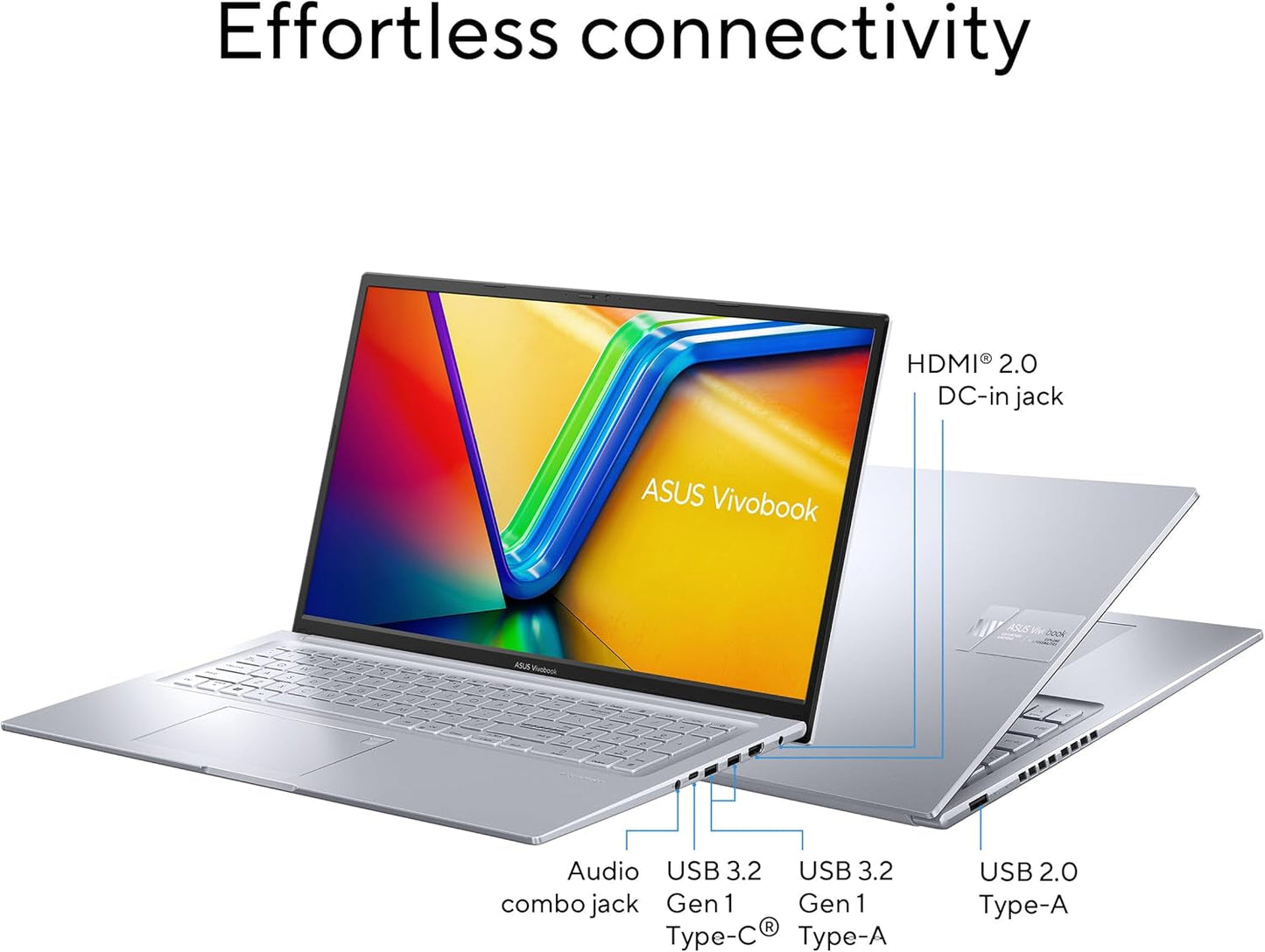 : 2023 Vivobook 17X Laptop, 17.3” FHD Display, Intel Core I9-13900H CPU, 16GB RAM, 1TB SSD, Windows 11 Home, Transparent Silver, K3704VA-DH96-S