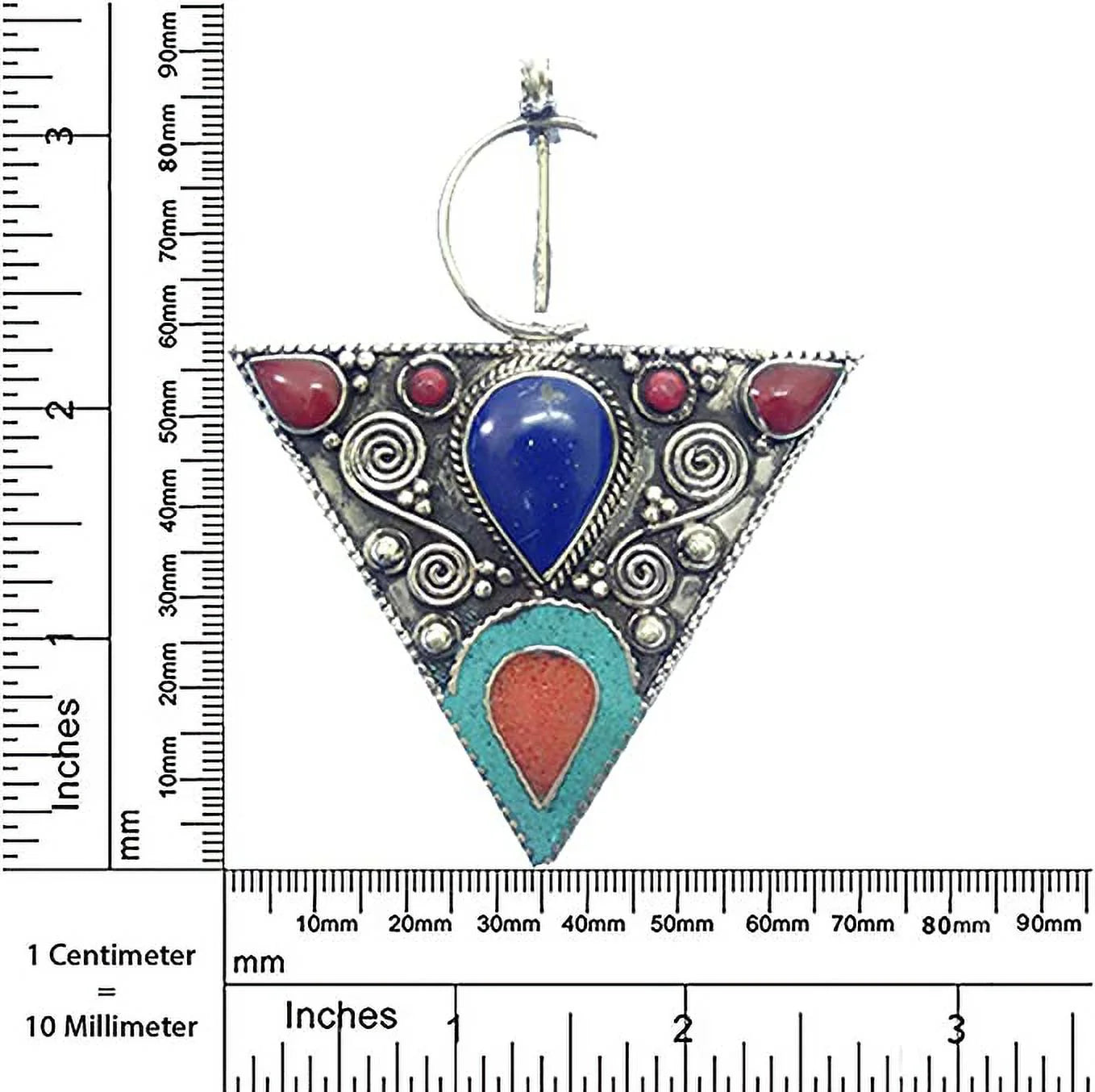 Womens Jewelry 925 Silver Plated Pendants Turquoise Coral Gemstone Birthstone Fashion Jewelry Anniversary Birthday Gifts for Mom Her