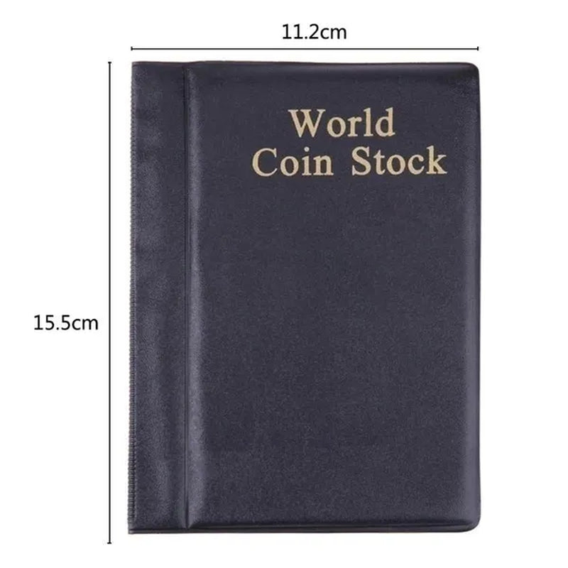 120/240 Pockets Coins Holders Medallions Badges Collecting Collection Storage Money Penny Album Book