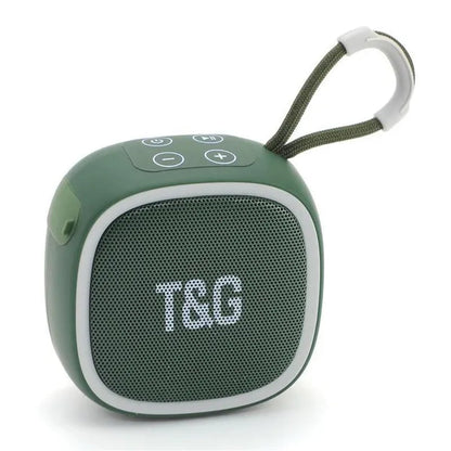 2023 T&G Mini Bluetooth Speaker Portable Speaker Wireless Connection Outdoor Sport Audio Stereo Support TF FM Card Car Audio