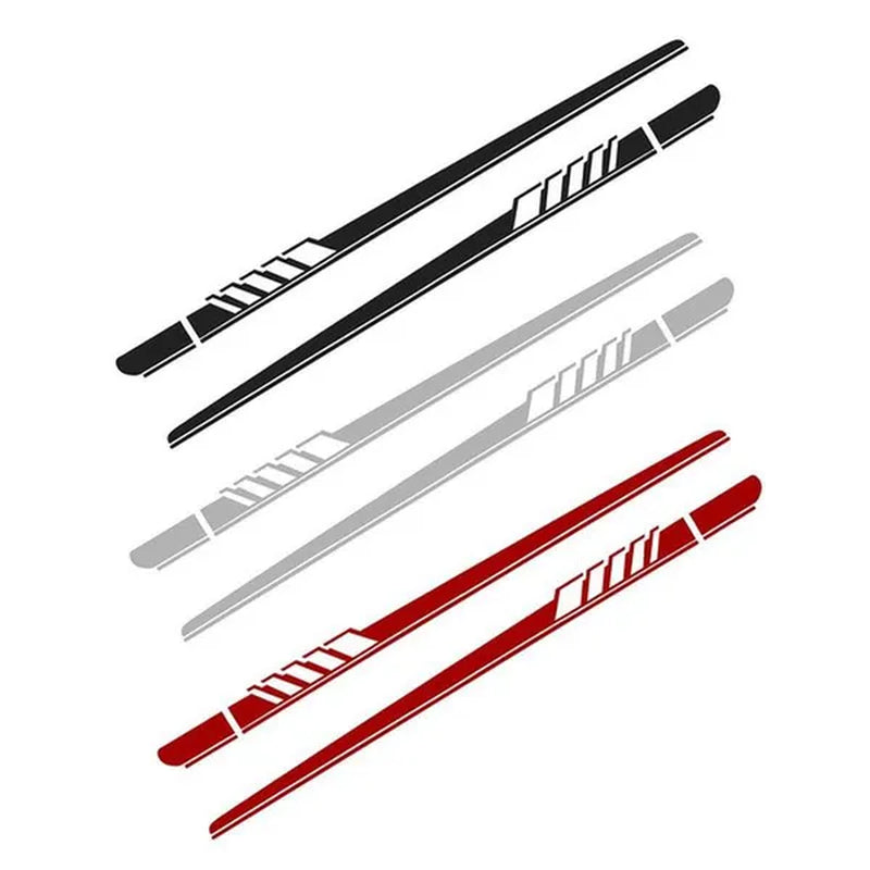 Car Sticker for Mercedes Benz Auto Racing Stripe Side Body DIY Decal Car Tuning Accessories