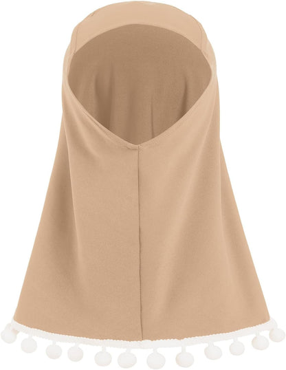 Newborn Infant Baby Girls Prayer Dress Muslim Clothes for Toddler Kids Long Sleeve Abaya with Hijab Two Piece Set