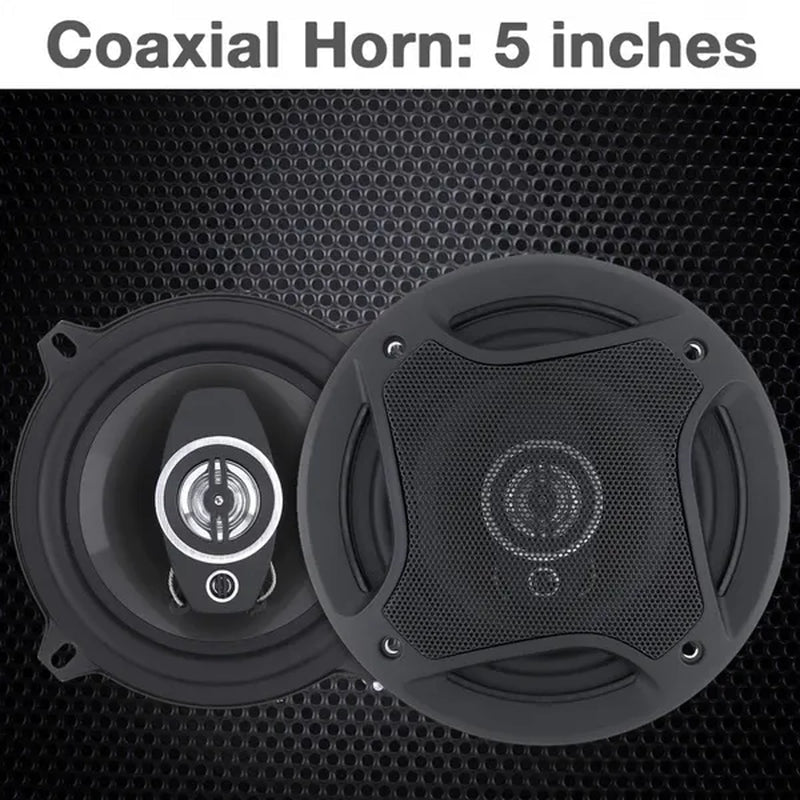 2Pcs 5 Inch 350W Car Coaxial Auto Audio Music Stereo Full Range Frequency Hifi Speakers Non-Destructive Installation