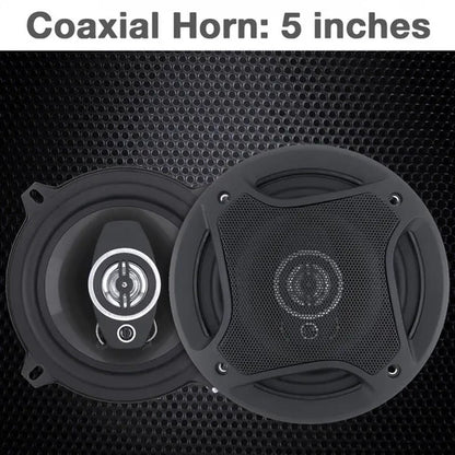 2Pcs 5 Inch 350W Car Coaxial Auto Audio Music Stereo Full Range Frequency Hifi Speakers Non-Destructive Installation