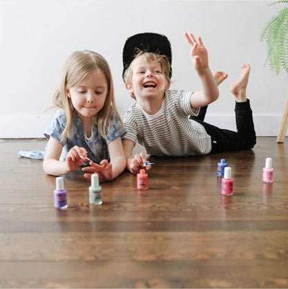 | 100% Non-Toxic Girls Nail Polish | Safe, Cruelty-Free, Vegan, & Low Odor for Kids | Sometimes Sweet