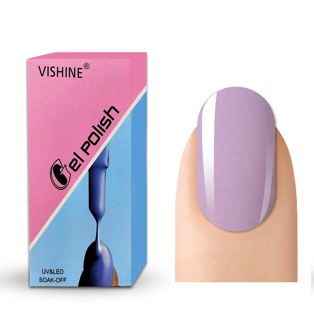 Soak-Off UV LED Gel Polish Nail Art Manicure Lacquer Thistle Color 028