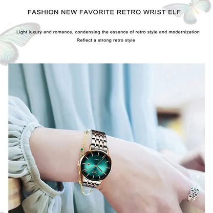 LIGE Luxury Ladies Watch Waterproof Rose Gold Steel Strap Women Wrist Watches Top Brand Bracelet Clocks Montre Femme