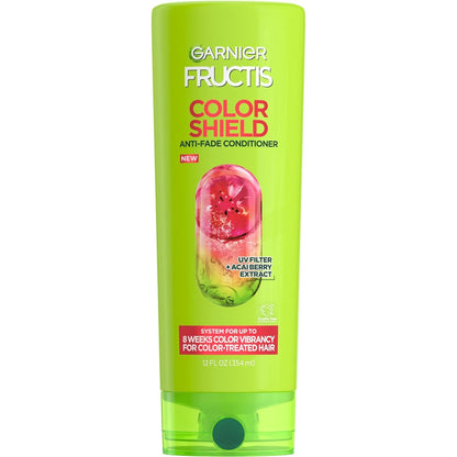 Fructis Color Shield Anti-Fade Conditioner for Color Treated Hair, 12 Fl Oz, 1 Count (Packaging May Vary)