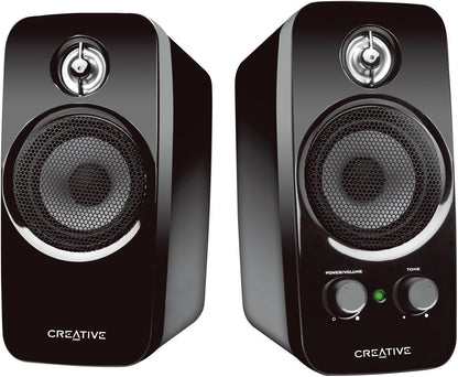 Inspire T10 2.0 Multimedia Speaker System with Basxport Technology