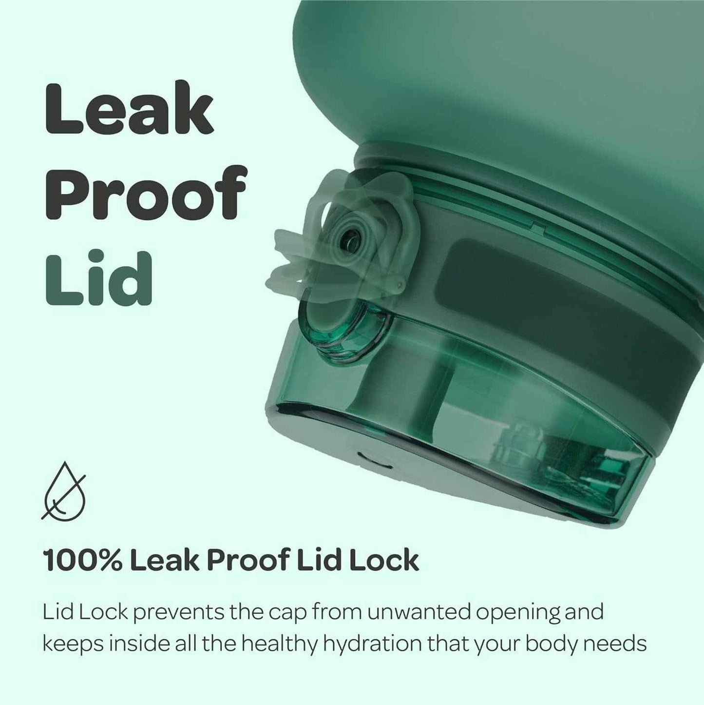 Water Bottle with Time Marker -Large BPA Free Water Bottle & No Sweat Sleeve -Leak Proof Gym Bottle with Fruit Infuser Strainer & Times to Drink -Ideal for Fitness Sports & Outdoors