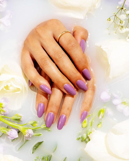 Pure Beauty Collection - Nail Lacquer, Nail Polish, Pastel Nail Polish, Spring Nail Lacquer (Malva, 9Ml)