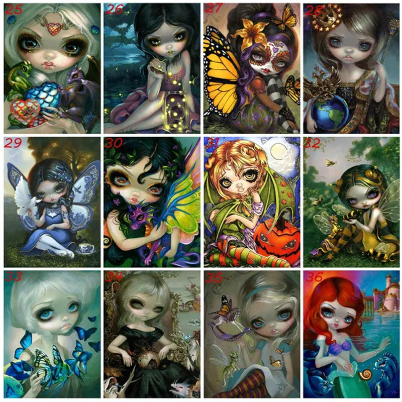 Diamond Painting Kits for Adults, DIY Full Round Drill Diamond Art  Diamond Painting By Numbers Kits Arts and Crafts for Home Wall Decor