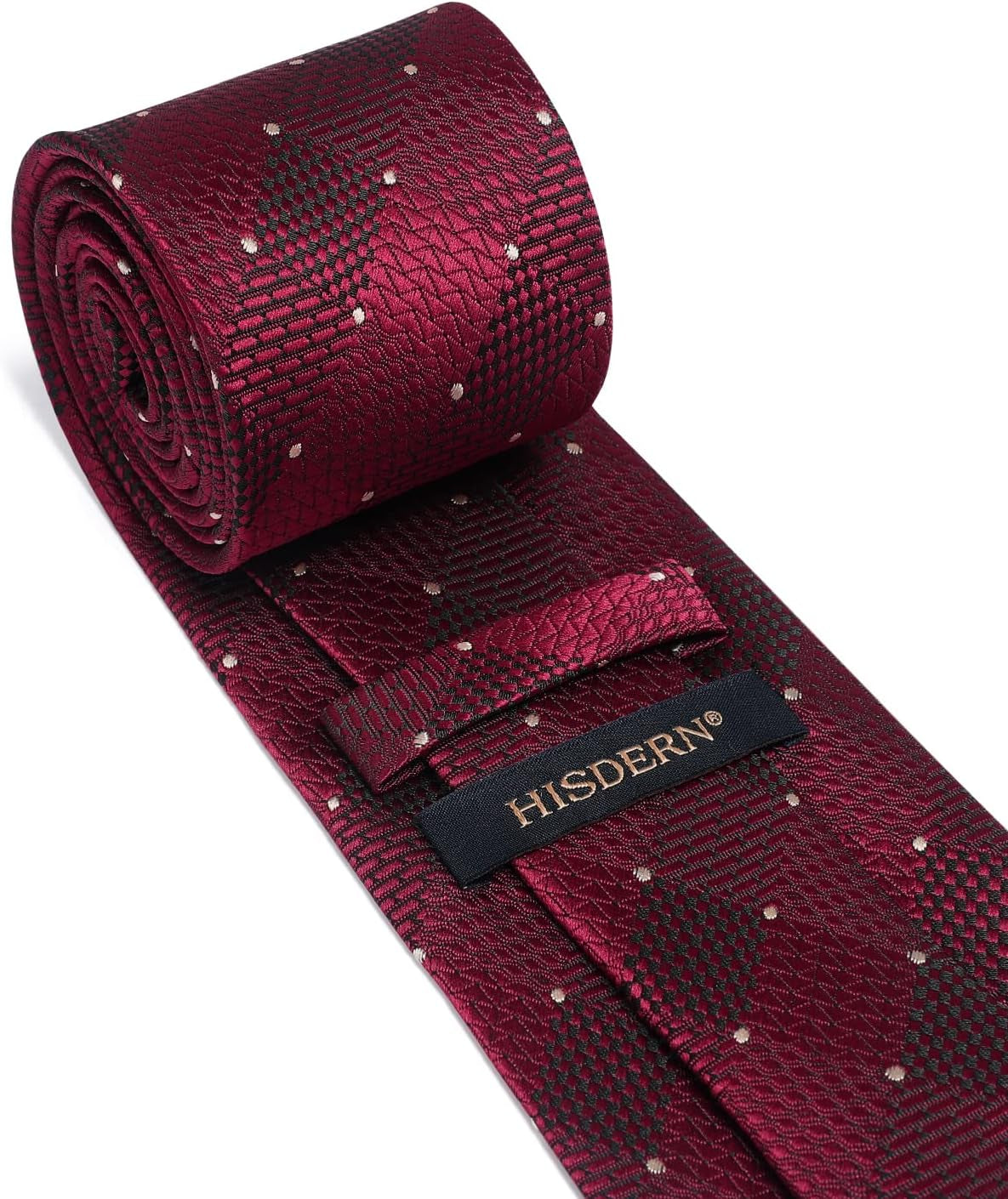 Ties for Men Silk Extra Long Tie and Pocket Square Classic Plaid Checkered 63 Inches Men'S Neckties Business