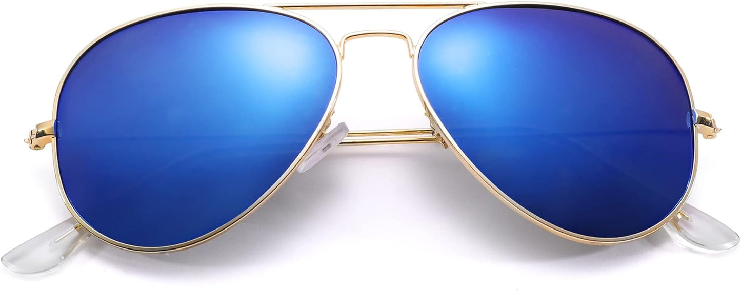 Aviator Sunglasses for Men Women Classic Polarized UV400 Protection