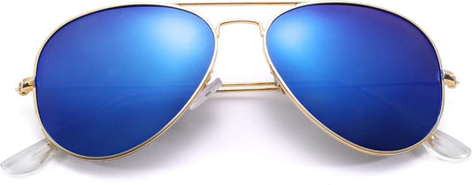 Aviator Sunglasses for Men Women Classic Polarized UV400 Protection