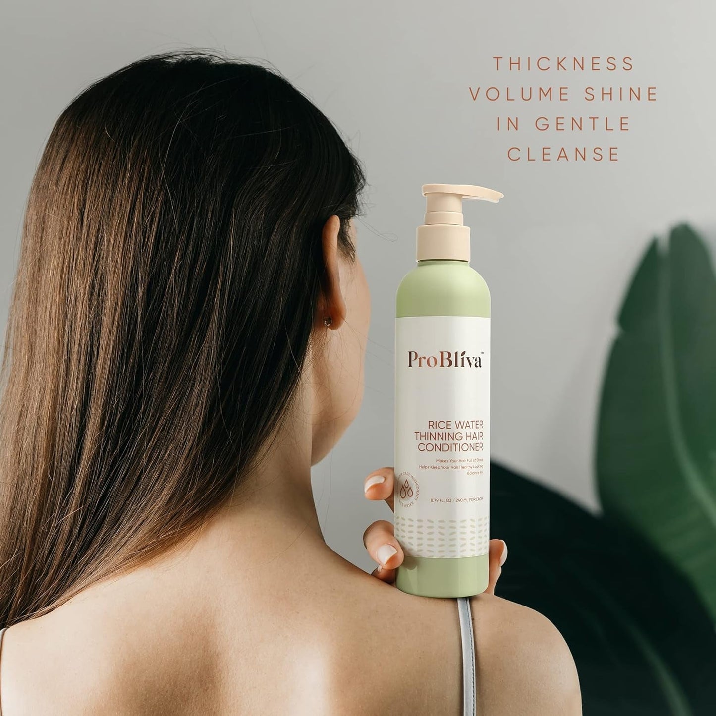 Rice Water Thinning Hair Shampoo & Conditioner - anti Hair Loss - Regrowth & Thickening