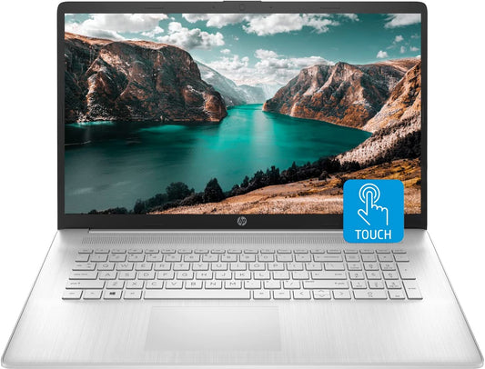 17 Laptop, 17.3" HD+ Touchscreen, Intel Core I7-1255U Processor, 16GB RAM, 512GB SSD, Webcam, HDMI, Wi-Fi, Windows 11 Home, Silver