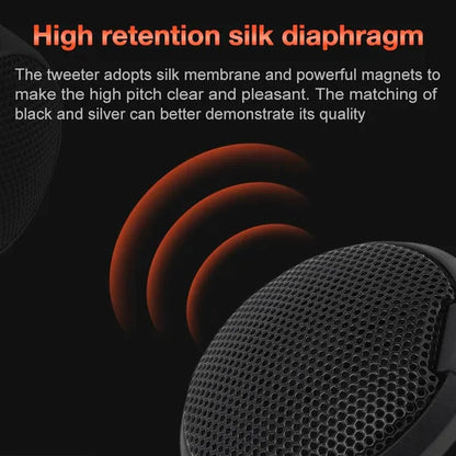 2Pcs 20W Car Speaker Dome Tweeter Universal Sound Vehicle Auto Music Stereo Modified Loud Speakers