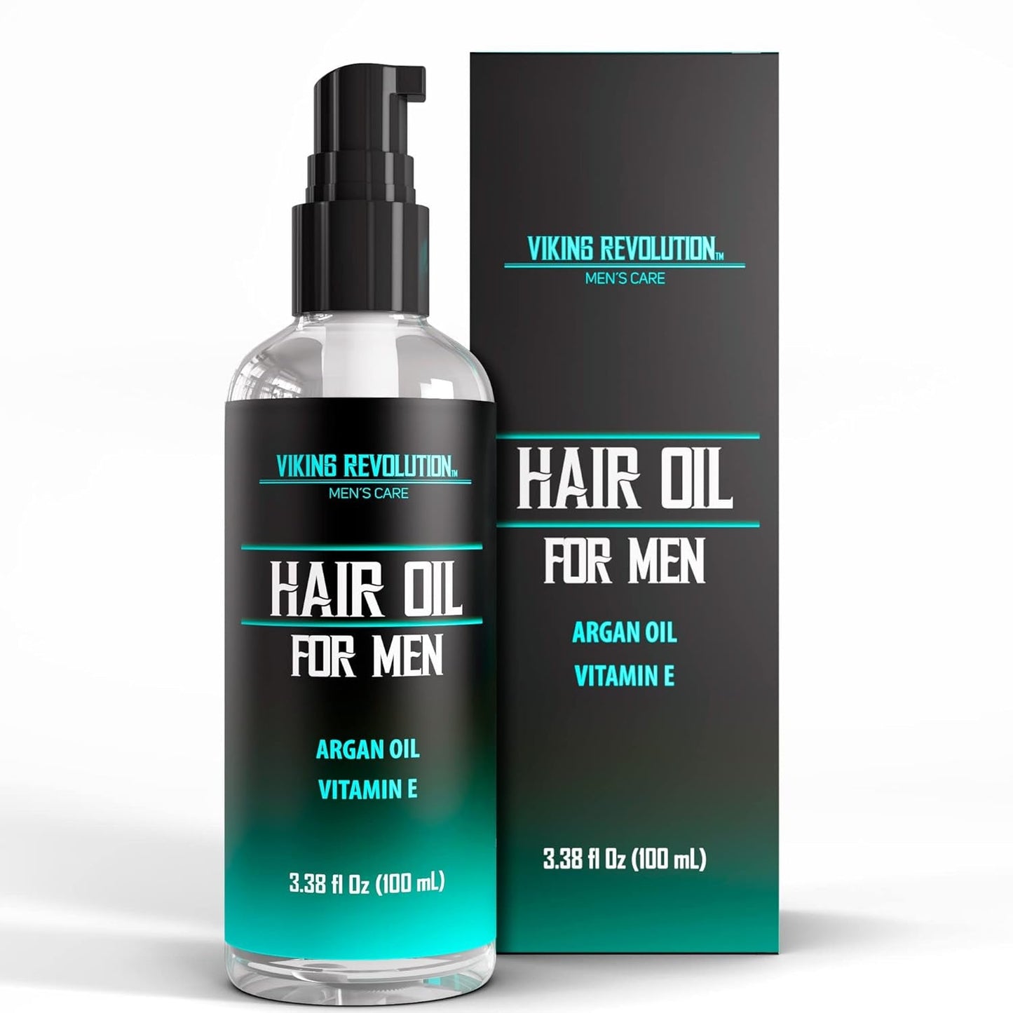 Hydrating Hair Oil for Men - Mens Hair Oil Men with Vitamin E Dry Hair Oils with Argan Oil - Sunflower Seed Oil Hair Serum Repair, Hidrate Hair Treatment Oils (3.38 Fl Oz)