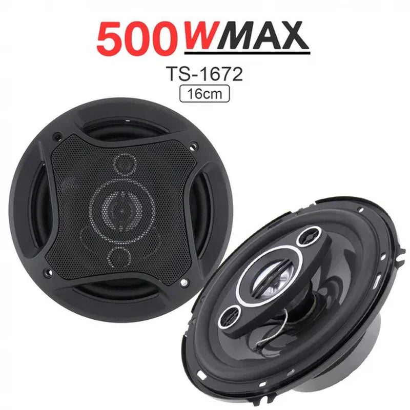 2Pcs 6 Inch 500W / 5 Inch 350W / 4 Inch 250W Dual-Cone Car Coaxial Loudspeaker Auto Audio Music Stereo Hifi Speakers
