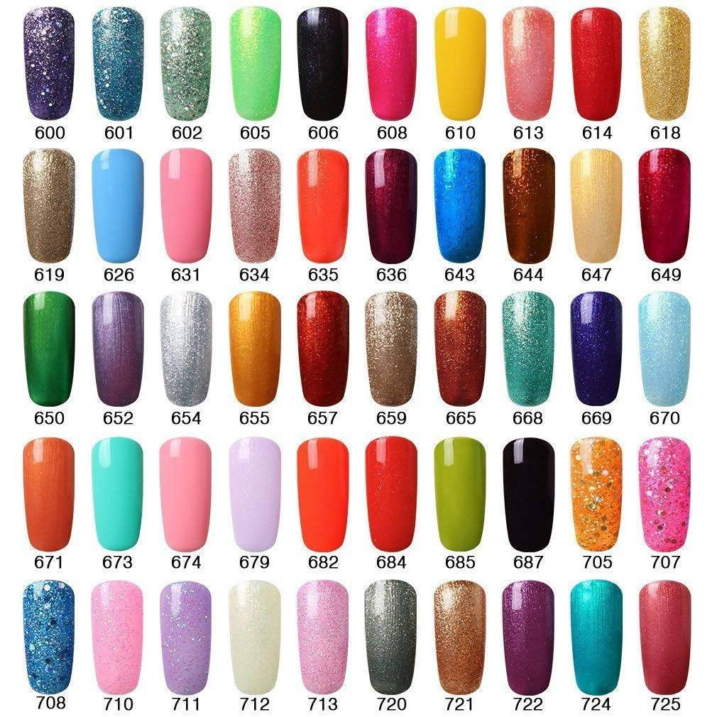 Soak-Off UV LED Gel Polish Nail Art Manicure Lacquer Thistle Color 028