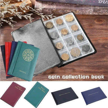 120/240 Pockets Coins Holders Medallions Badges Collecting Collection Storage Money Penny Album Book