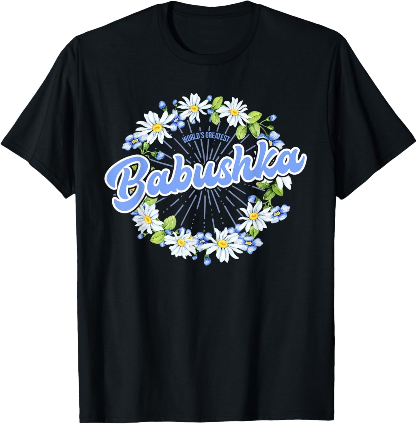 World'S Greatest Babushka - Gift Russian Grandma T-Shirt