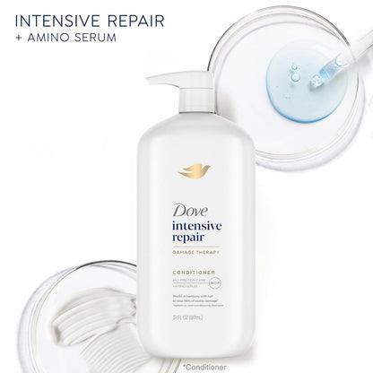 Conditioner Intensive Repair Pack of 4 for Damaged Hair Conditioner with Bio-Restore Complex 31 Oz