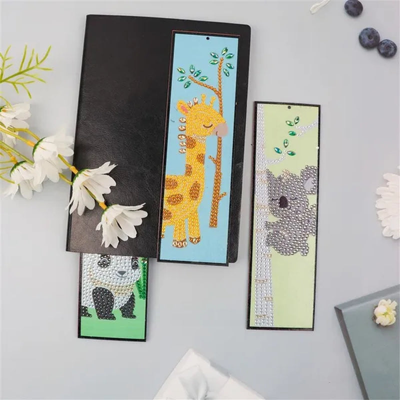 100 Styles DIY Butterfly Flower Diamond Painting Tassel Leather Bookmark 5D Fashion Cross Stitch Craft Christmas Gift @#A11