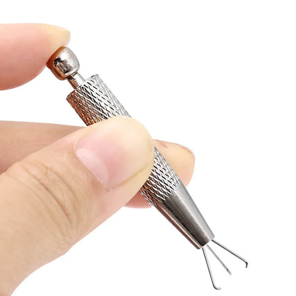 1 PC 3/4 Claws Jewelry Gem Beads Holder Pick-up Tool  Diamond Gemstones Stone Prong Holder Tweezers Catcher Grabbers