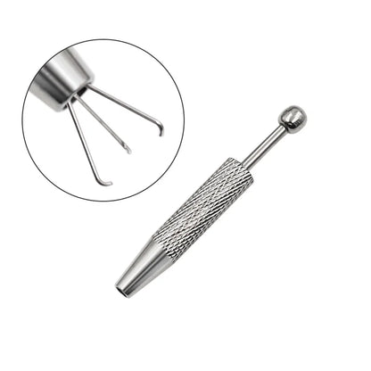 1 PC 3/4 Claws Jewelry Gem Beads Holder Pick-up Tool  Diamond Gemstones Stone Prong Holder Tweezers Catcher Grabbers