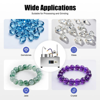 Jade Stone Angle Polisher| 180W 2800rpm Jewelry Lapidary Gem Faceting Machine| Gemstone Grinding Machine