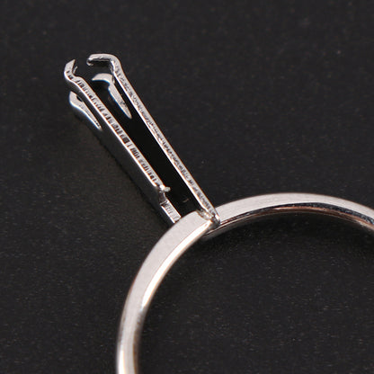 Spring Type Ring Stone Gemstone Diamond Holder Display Ring Diamond Four-Claw Gemstone Claw Meson Holder Jewelry Tool Equipments