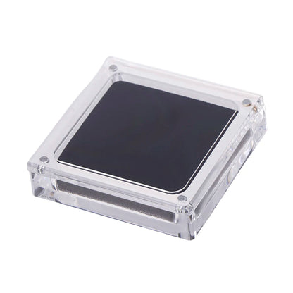 1pcs Acrylic Glass Top Gem Box Gemstone Diamond Display Stand Holder Storage Organizer Case