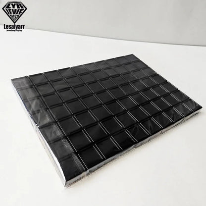 Wholesale 70x 3cm Gem Display Storage Box Gemstones Packaging Container Loose Diamond Pendant Organizer Transparent Glass Lid