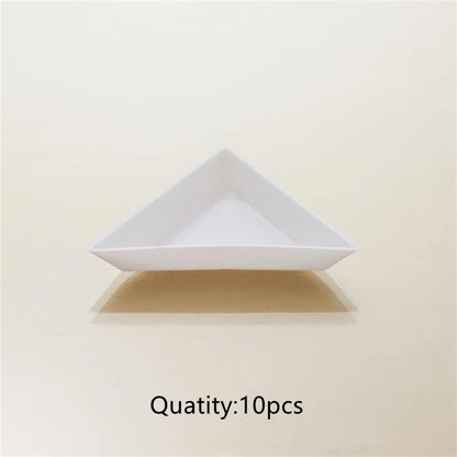 16cm Professional Diamond Tweezers With Scoops Shovels For  Jewelry Beads Display Plastic Tray Packaging White Containers