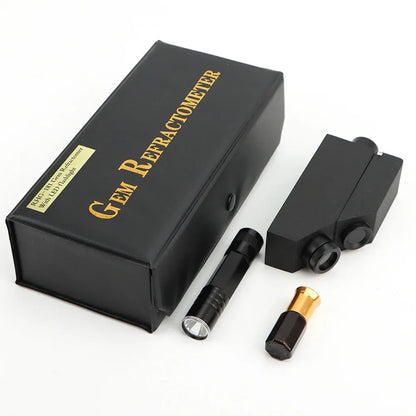 High-precision Jewelry Identification Diamond Detector Built-in Light Source Diamond Detector Gem Refractometer Tool