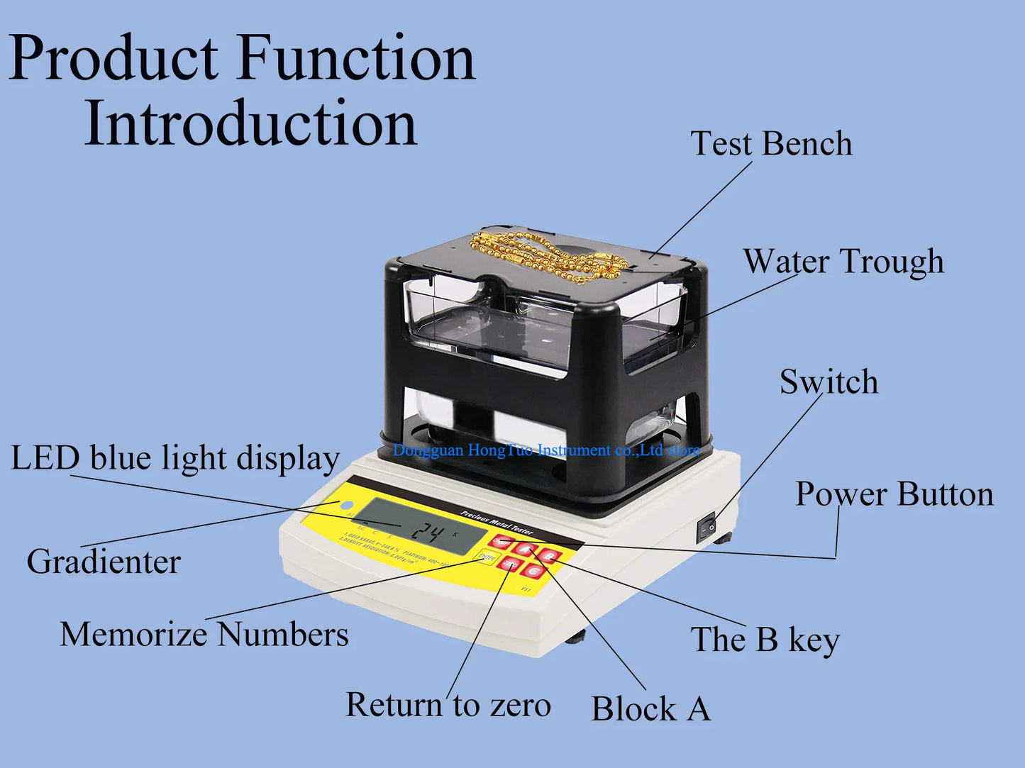Electronic Gold Purity Testing Machine , Gold Purity Checking Machine , Gold Karat Meter Machine