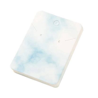50pcs 5x7cm Marbling Earrings Display Cardboard Self Sealing Pouch For Jewelry Packaging Card Storage Organizer Small Businesses