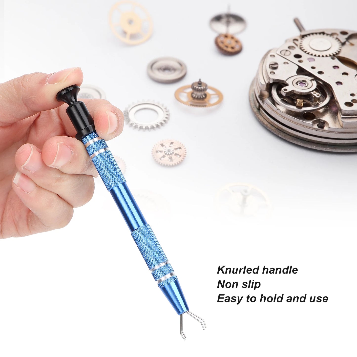 4 Claws Tweezers Alloy Jewelry Clips Prong Diamond Gem Beads Holder Pick-up Tool Watch Part Screws Grabber Catcher Body Piercing