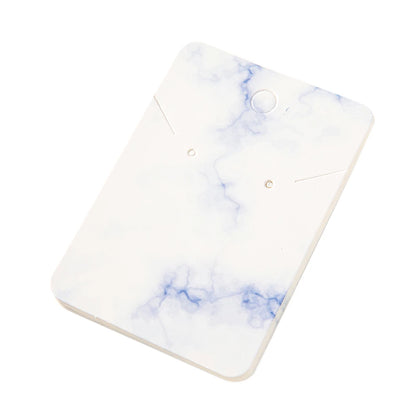 50pcs 5x7cm Marbling Earrings Display Cardboard Self Sealing Pouch For Jewelry Packaging Card Storage Organizer Small Businesses