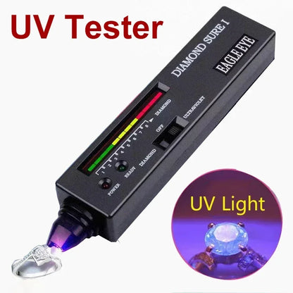 Brand Professional High Accuracy Diamond Tester 2 / 3 Gemstone Gem Selector Jewelry Watcher Tool Led Diamond Indicator Test Pen